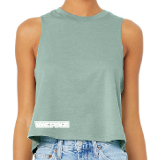 Wepnz Heather Seafoam Cotton Women's Tank Top