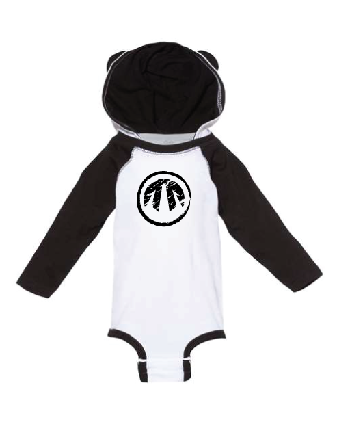 Panda Black Onesie