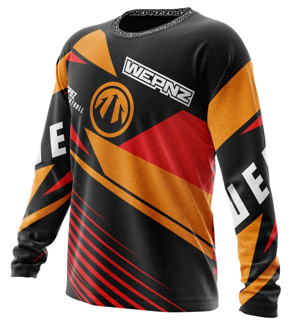 Moto Black Red Striker (Practice) Jersey