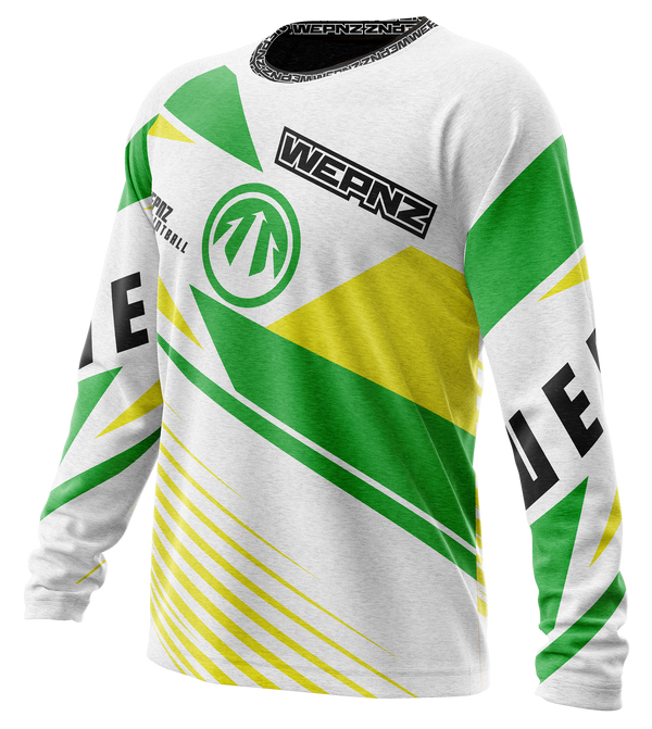 Moto Yellow Green Striker (Practice) Jersey